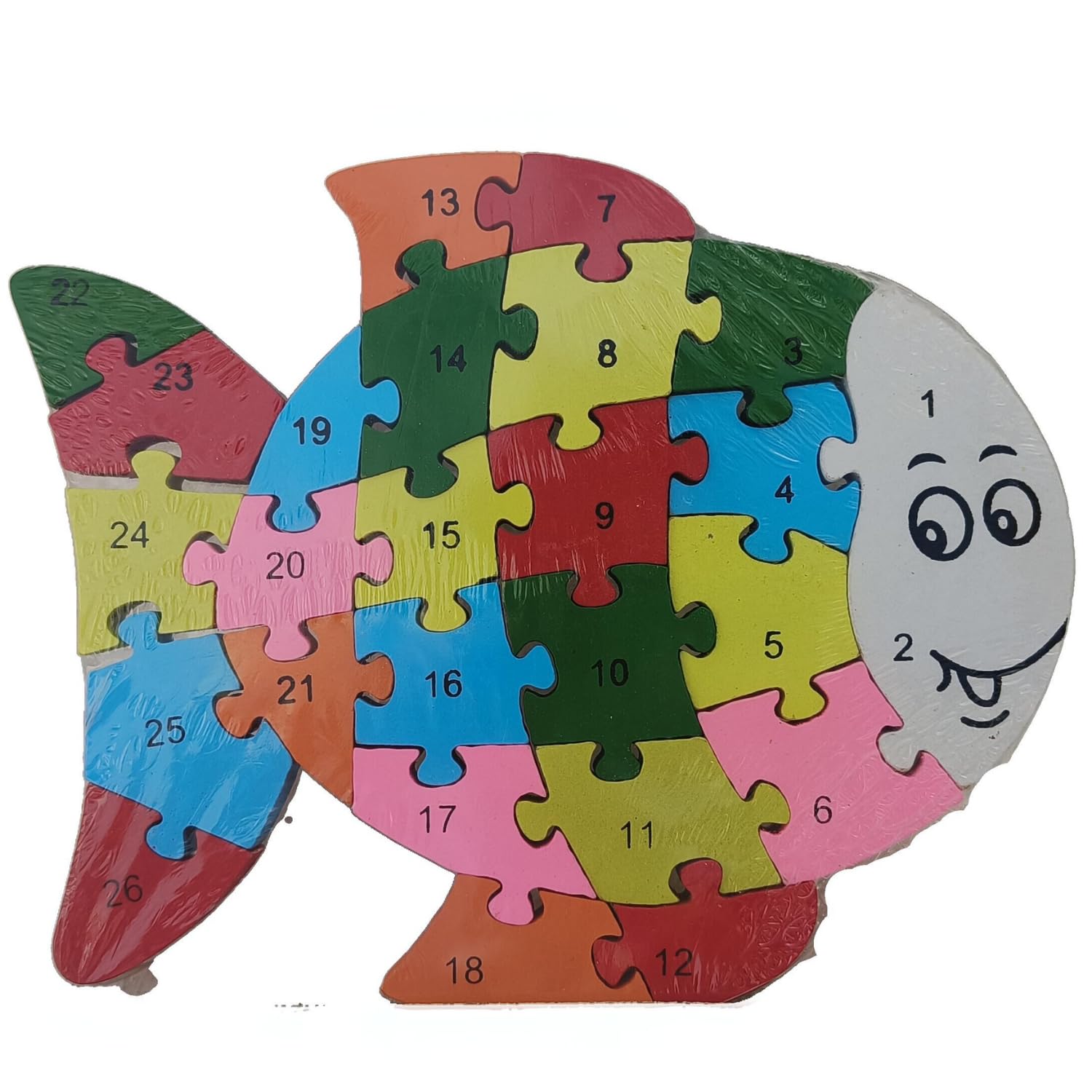 HAPYDOSE-joy of gifting Hapydose Kids Gift/Birtdhay Return Gift A-Z And 1-26 Wooden 3D Fish Puzzle With Goody Bag For Toddlers/Kids/Preschool/Boys/Girls/Montessori (B0CFYHGGH2) Amazon Price History, Amazon Price Tracker