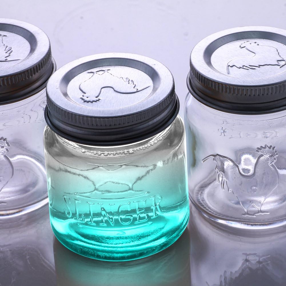 Kitchen & Dining 5 Pack The Rooster Mason Jar Shot Glasses Set Mini