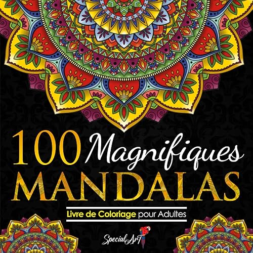 100 Magnifiques Mandalas: Livre de Coloriage pour Adultes, Super Loisir Antistress pour se détendre avec de beaux Mandalas à Colorier Adultes. (Volume 2)