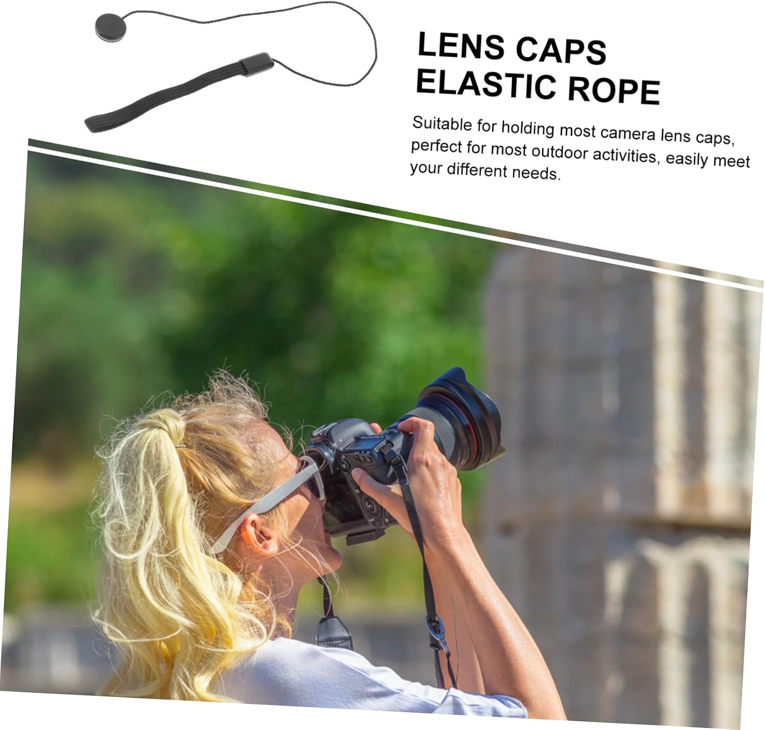 Lens Cap Anti-separation Rope Camera Stand Lens Caps Keeper Lens Caps Elastic Rope Lens Caps Holder Rope