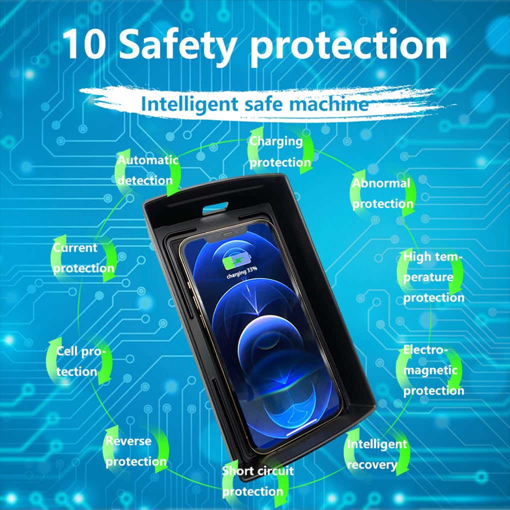 Cargador inalámbrico Duradero, Ajuste cómodo, Consola, 14-20 A3 S3 | smartphones A3 S3, carga inalámbrica, hecho para durar, cargador de coche para A3 S3