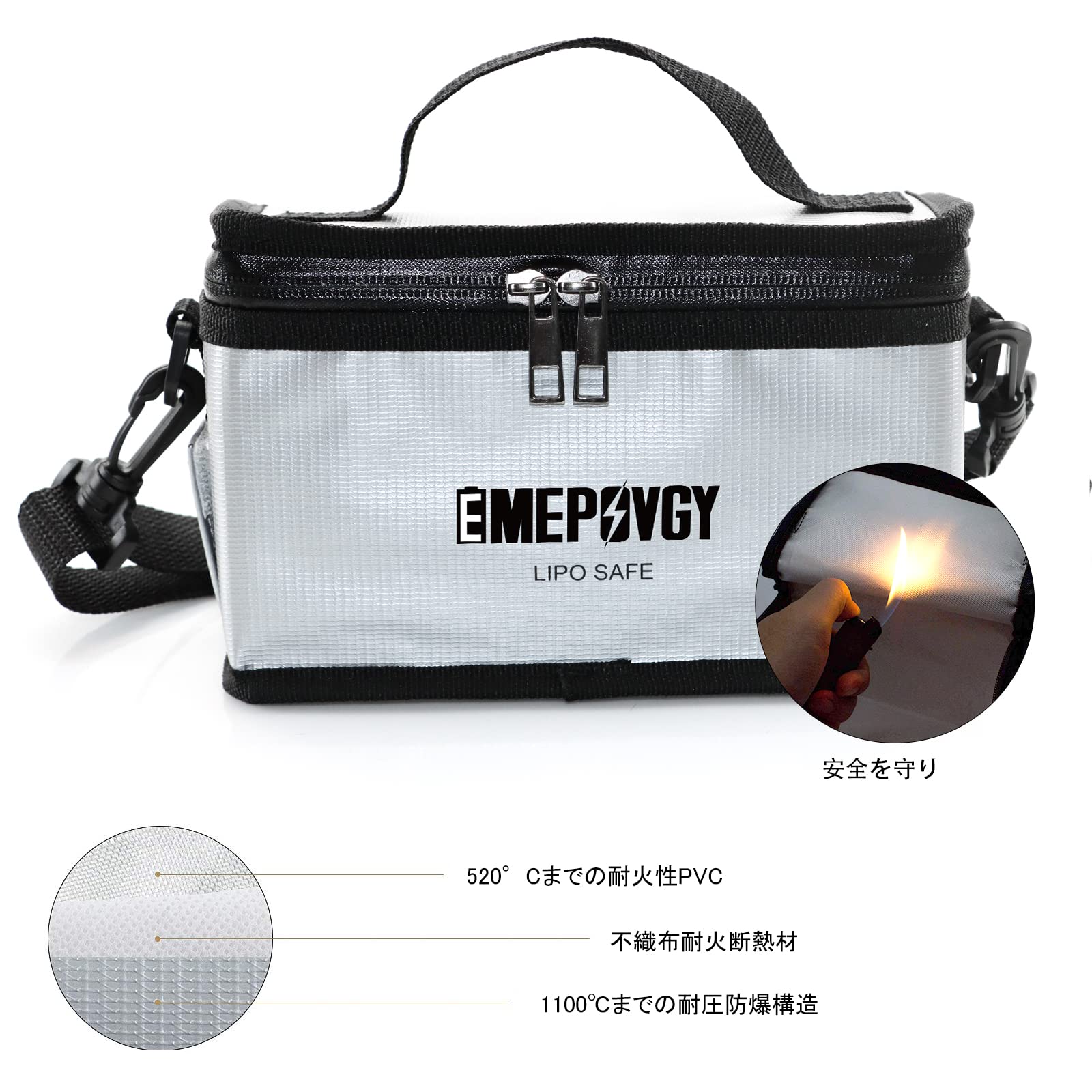 充電器　チェッカー　バッテリー防護袋 東京マルイ セーフティバッグ 耐火袋 MS・Li-Poバッテリー用延長充電
