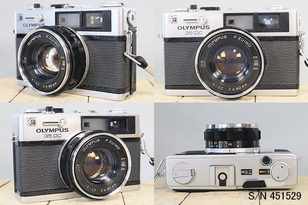 【動作確認済】OLYMPUS 35DC 初期保証&新品電池付き Amazon | 【整備済】【保証付】 OLYMPUS 35 DC S/N 451529（ケース