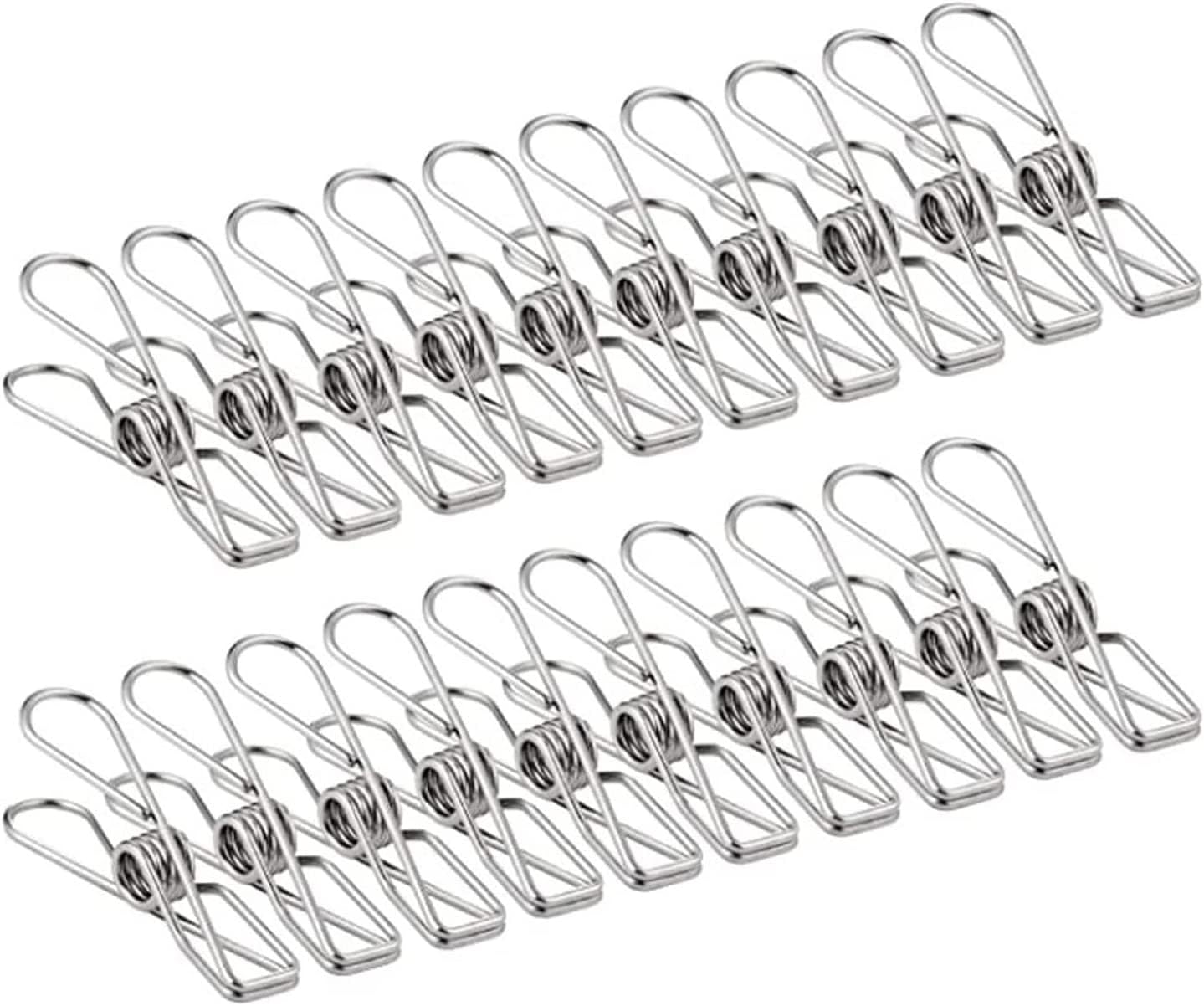 Nadeln, rutschfeste Wäscheklammern, 20 Stück aus Edelstahl, for Trocknen von Handtüchern und Socken