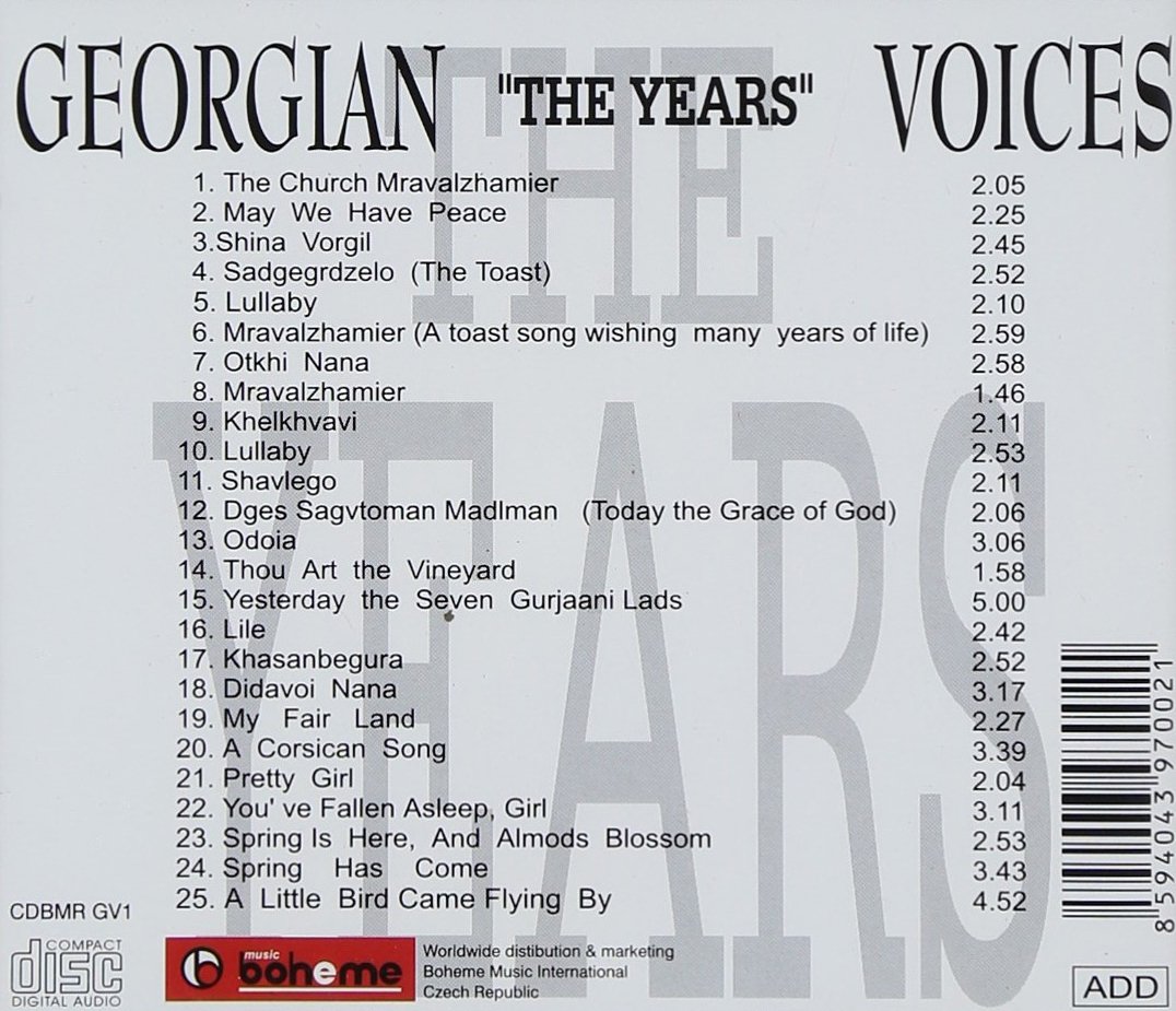 The Years: Georgian Traditional and Popular Songs