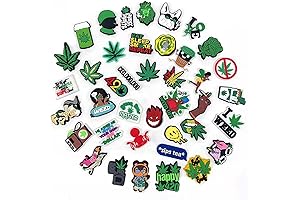 Money Jibbitz Charms for Crocs: Leaf Series Shoe Decorations