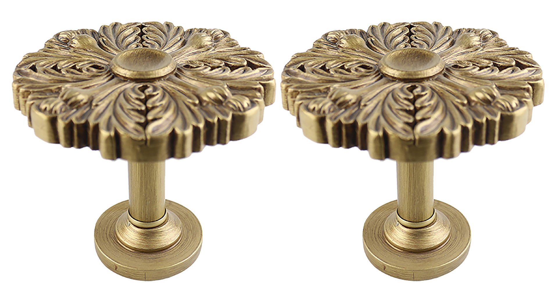 Urbanest Set of 2 Large Eve Drapery Medallion Holdback, Renaissance Gold