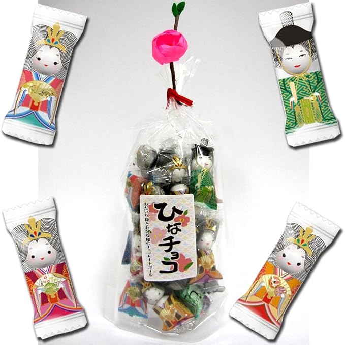 Amazon ひな チョコ 雛祭り ひな祭り ひなまつり 桃の節句 チョコレート おやつ お菓子 激安 イベント 人気 定番 プチギフト 粗品 景品 京菓子富久屋 玩具菓子 通販