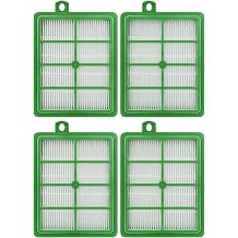 HASMX Hepa Filter Replacement for Electrolux Vacuum Cleaner EL4021A EL4040A EL4042A EL4050B EL4100A EL4101A EL4103A, Replaces Part Numbers EL012, EL012A, S-filter HEPA Vacuum Filter, Green 4-Pack