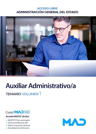 Auxiliar administrativo/a de la Administración General del Estado. Temario volumen 1