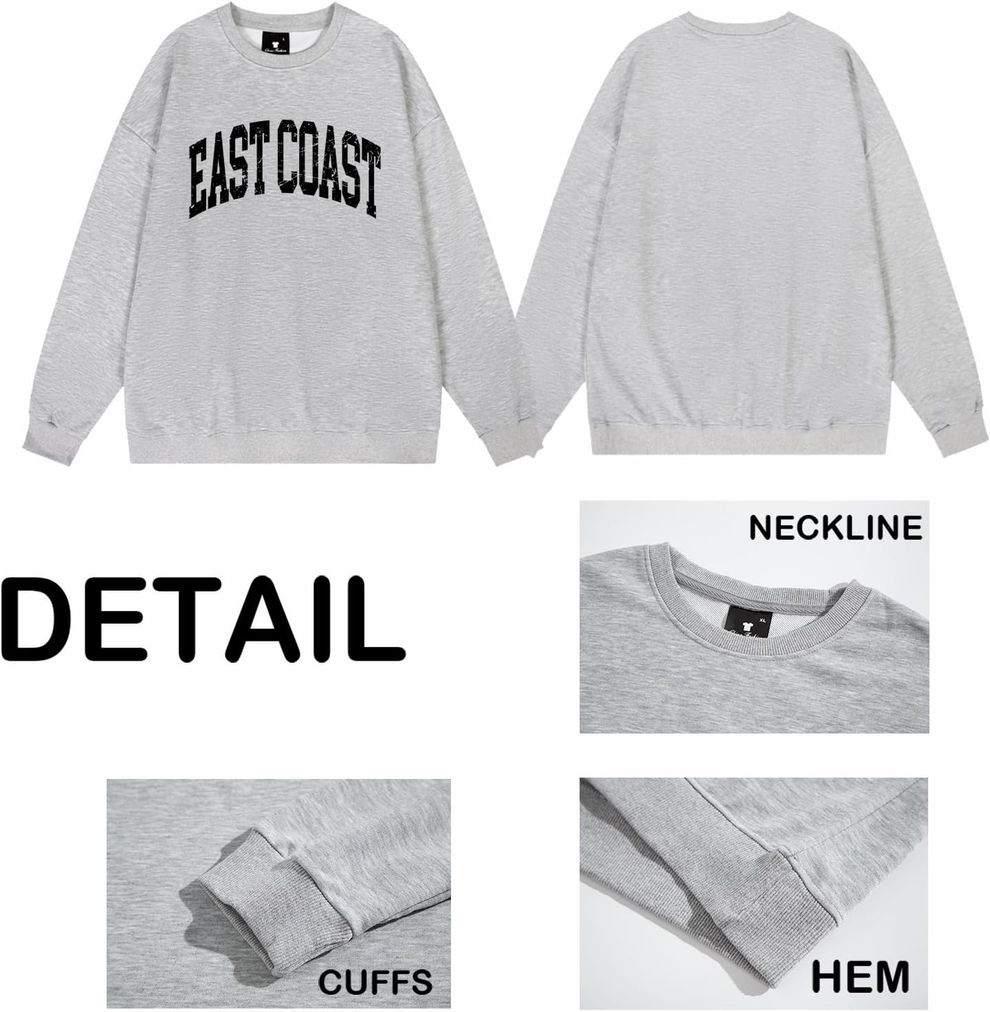 East Coast Sweatshirt, East Coast Sweatshirt For Women, Vintage Travel shirt - Image 3