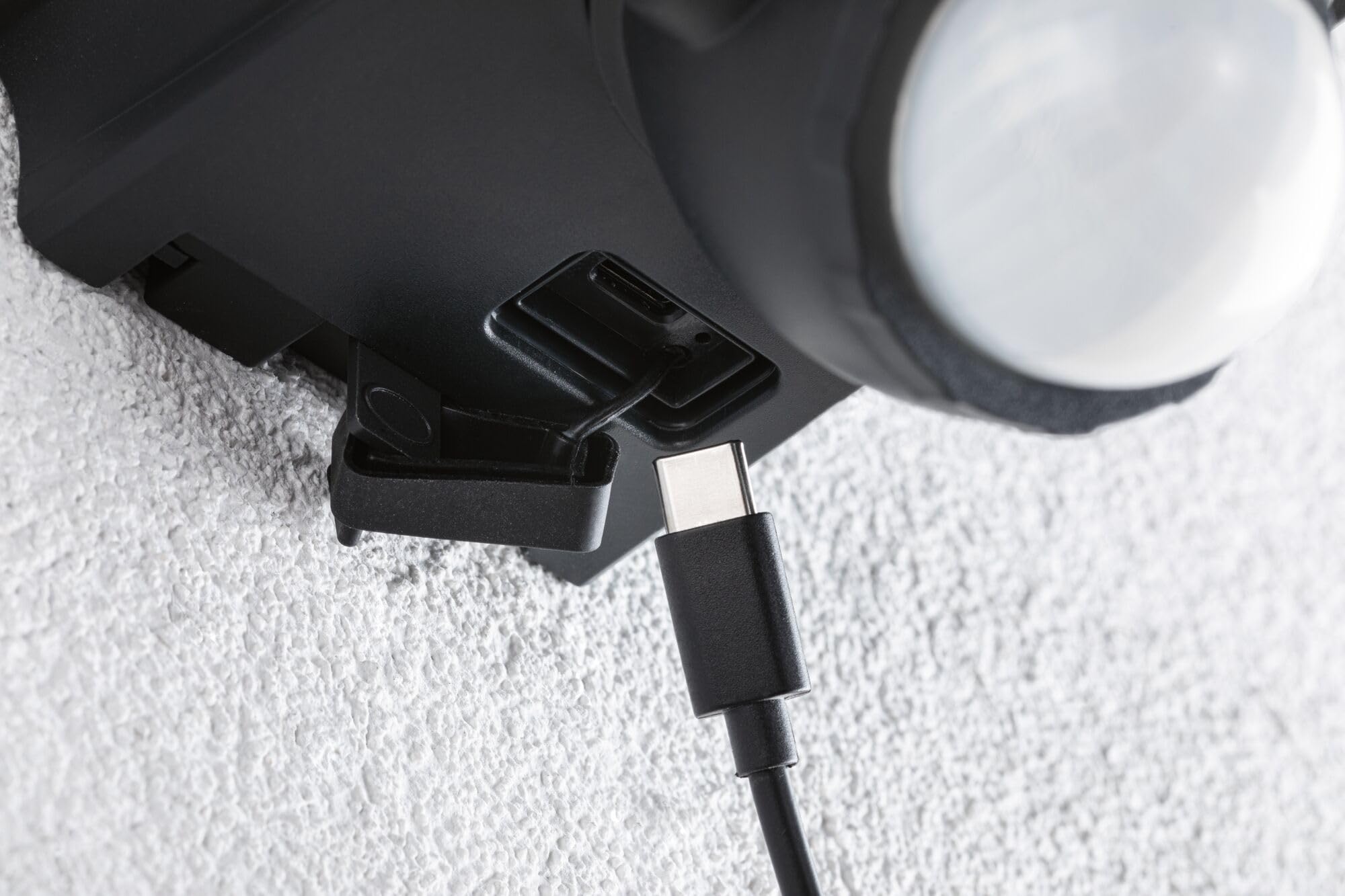 Paulmann Zewnętrzny reflektor solarny Sonlig IP65 3000 K USB PIR antracyt 94610