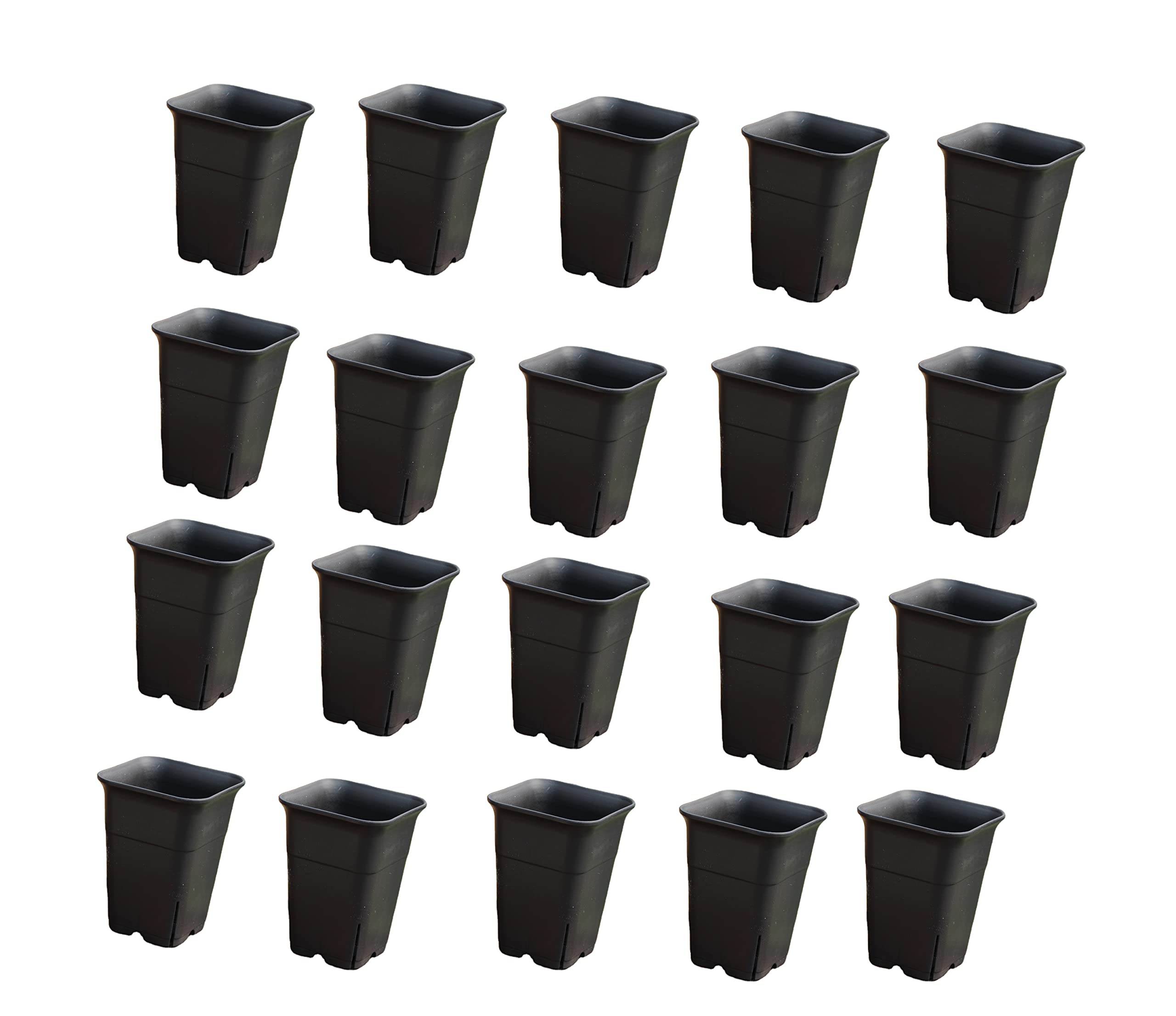 See full amazon price history chart for TILLAGE- Square Plastic Flower Pot 4.7 Inch Succulent/Cactus Planter, Herb Planter with Drainage Hole (Pack of 20) (Black) TILLAGE- Square Plastic Flower Pot 4.7 Inch Succulent/Cactus Planter, Herb Planter with Drainage Hole (Pack of 20) (Black) (B09FKMCCCG) Amazon Price History, Amazon Price Tracker
