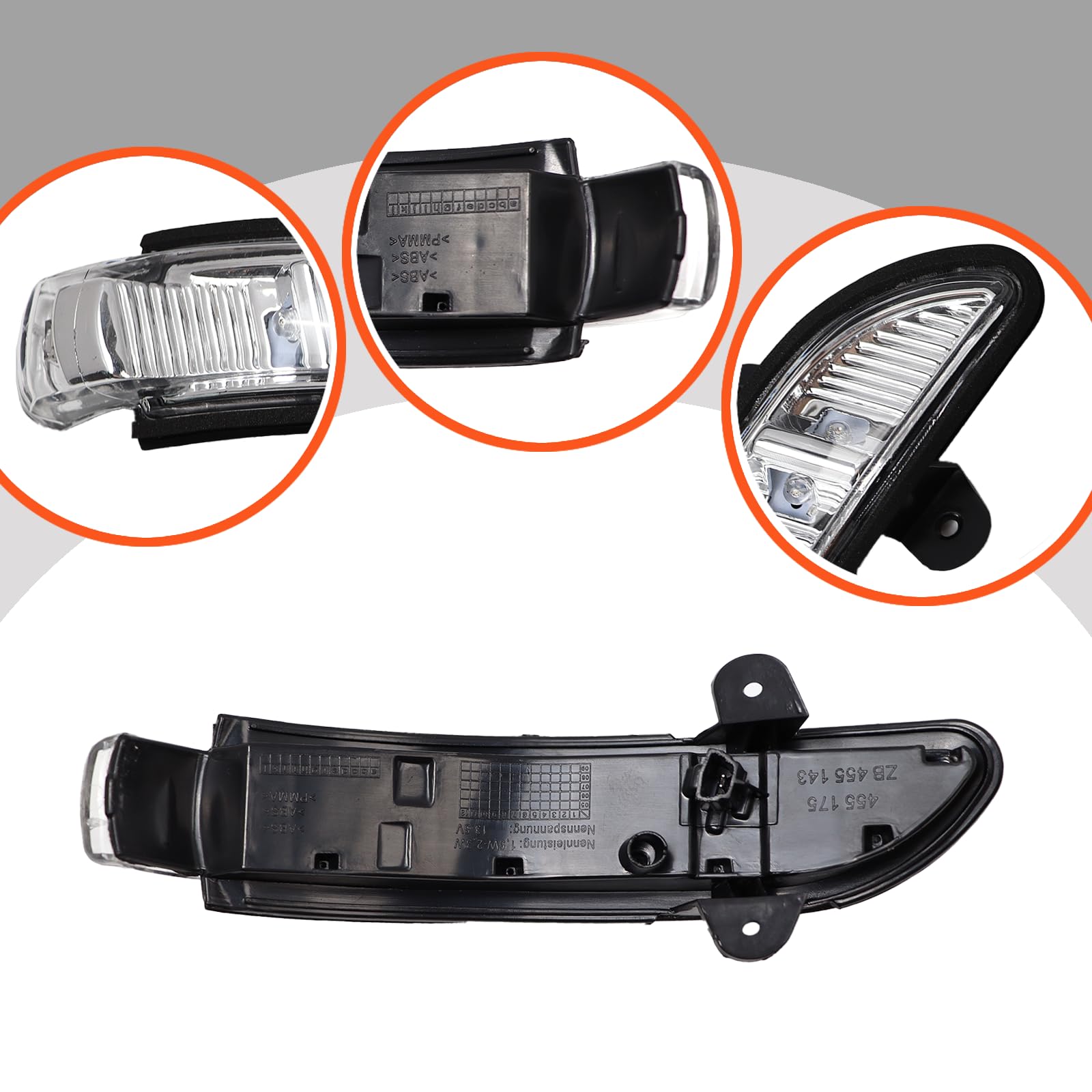 YananAC 1 Pair Side Indicator Lights LP-5278 for CLS C219 E-Class W211 YananAC 1 Pair Side Indicator Lights LP-5278 for CLS C219 E-Class W211