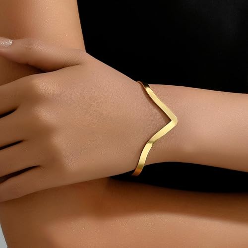 Miniatura 3 de YANCHUN Brazalete de brazo con diamantes de imitación para la parte superior del brazo, joyería para mujer, pulsera de brazo en capas, joyería