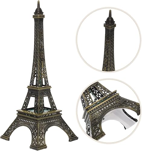 Miniatura 9 de Estatua LED de la torre Eiffel con luz LED, lámpara de torre Eiffel, luz nocturna, recuerdo de gira de Francia, figura francesa de metal para