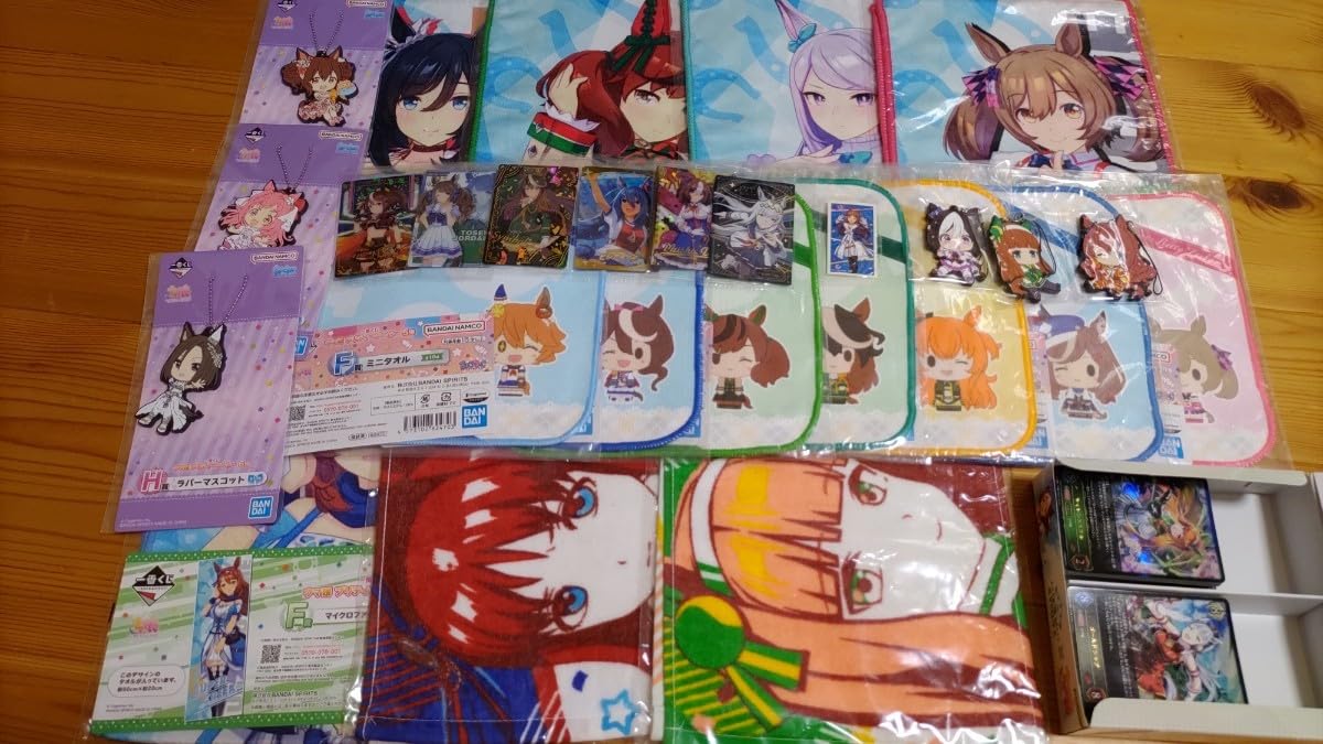 Amazon.co.jp: ウマ娘 グッズまとめ売り MFタオル ミニタオル ラバー