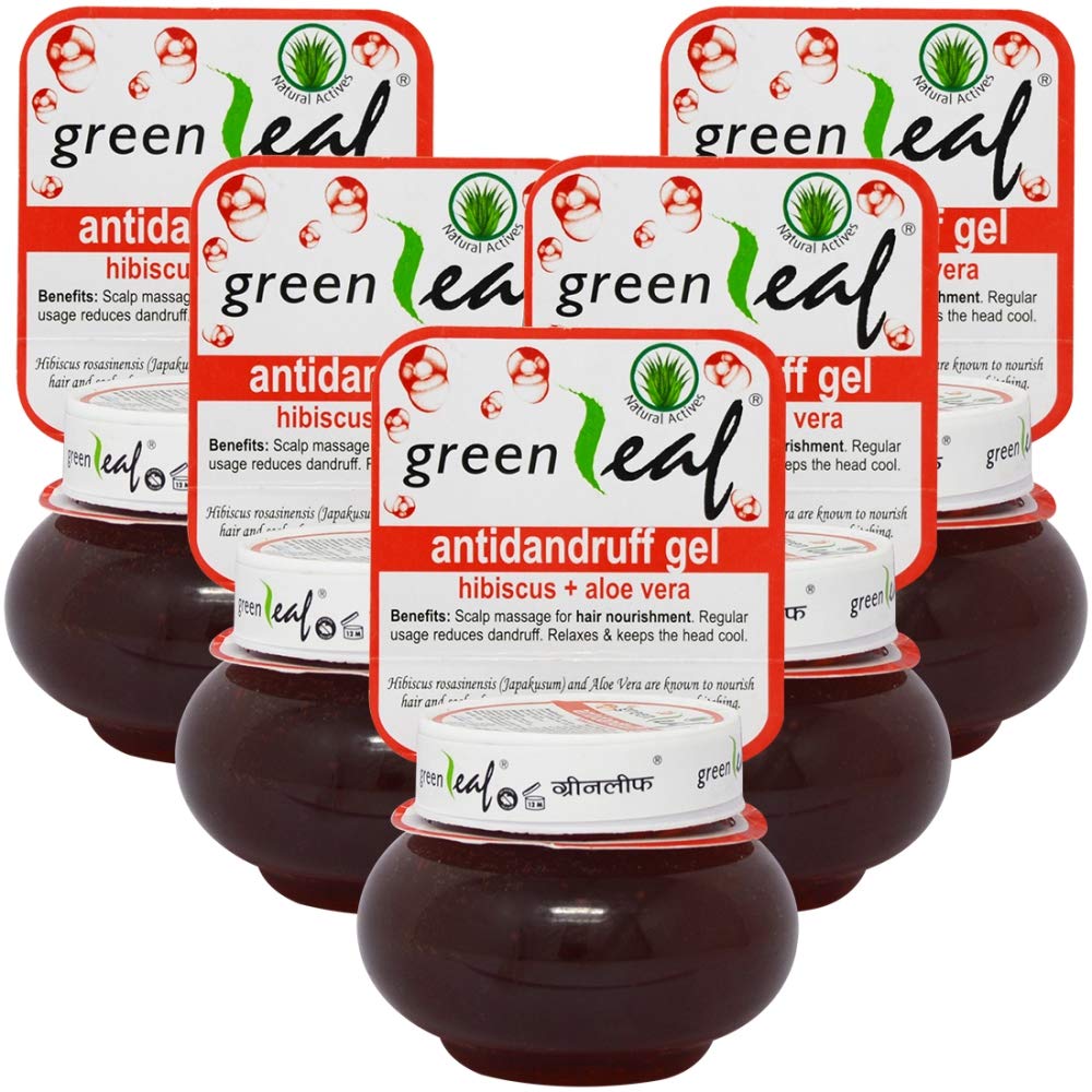 Green Leaf Antidandruff Gel 120GM Each Pack of 5-image-34
