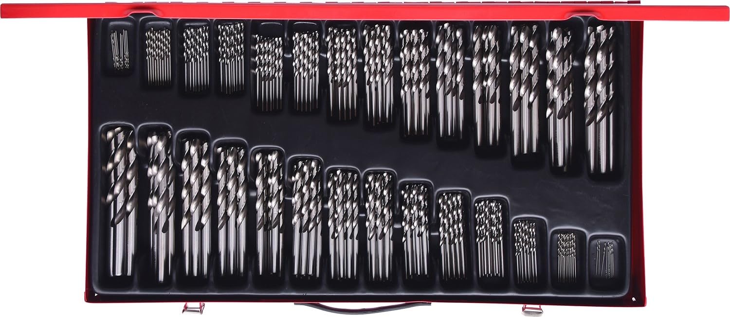 KS Tools 330.2650 Surtido de brocas HSS-G, pulido, 230 pzs, 1-13mm