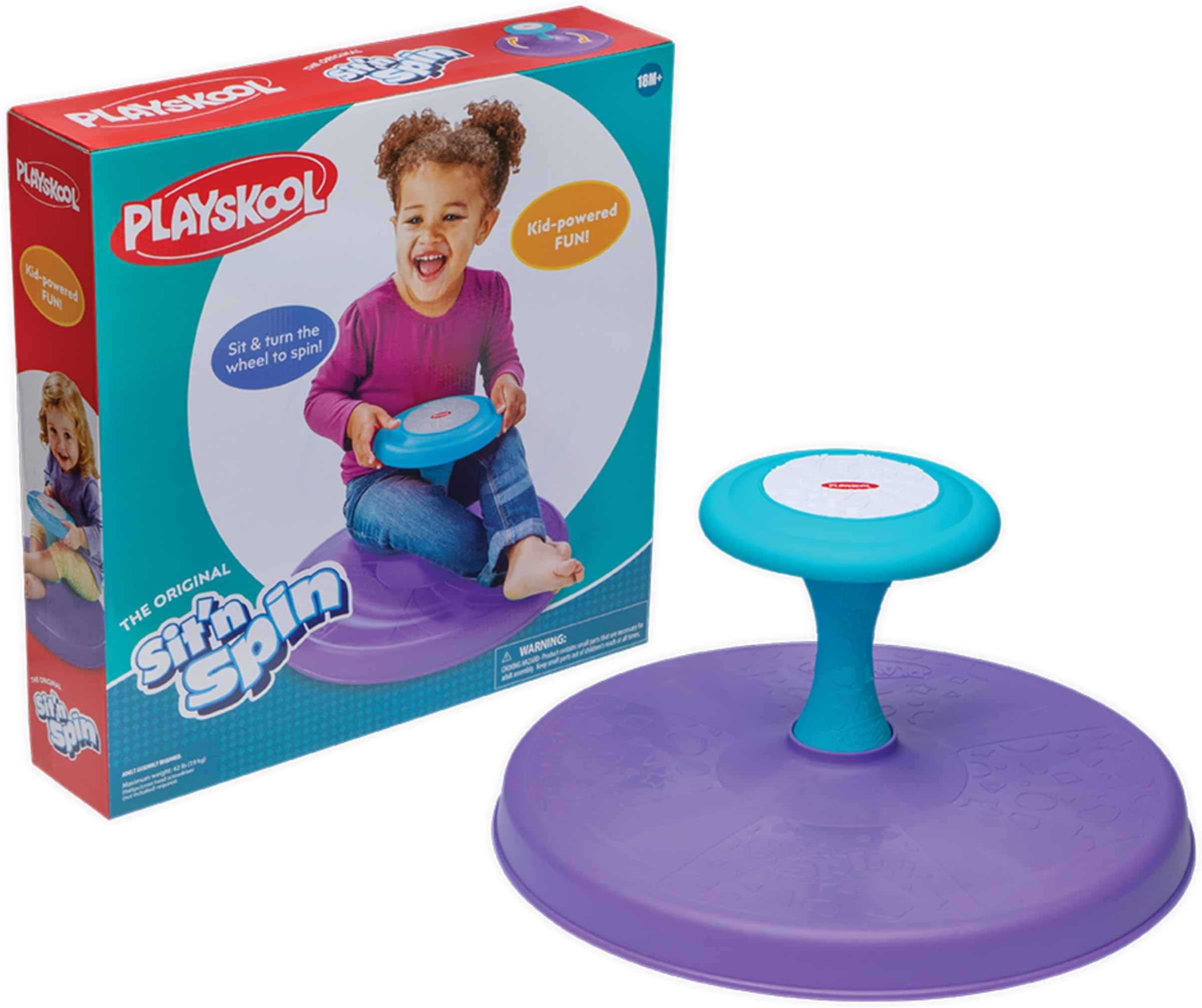 Playskool Sit ‘n Spin Classic Spinning Activity Toy for Toddlers Ages Over 18 Months