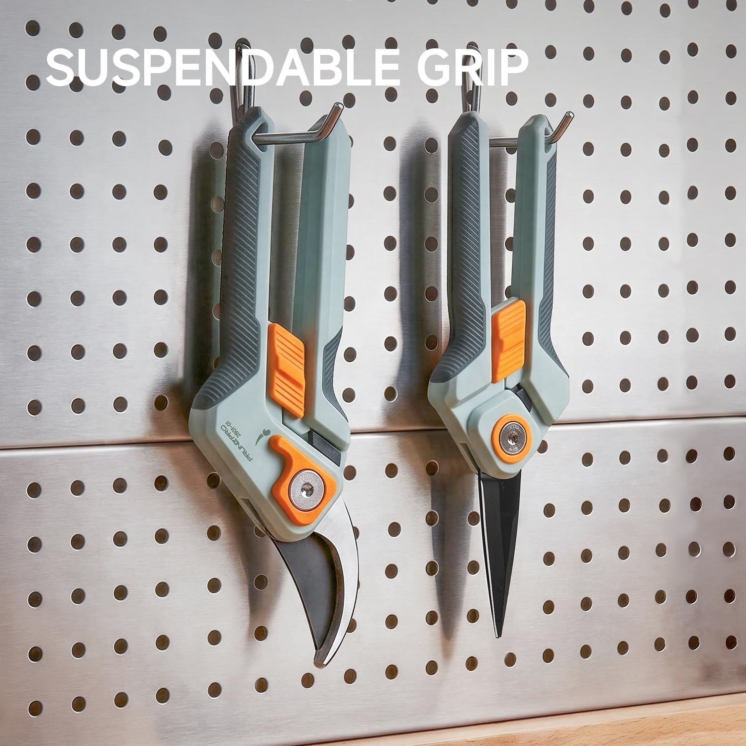 PrunePro Gartenschere für Gartenarbeit, professionelle Bypass-Handschere, bis zu 2,5 cm Schnittkapazität, scharfe Edelstahlklinge, Gartenschere, Pflanze, Blumengarten, 1 Packung