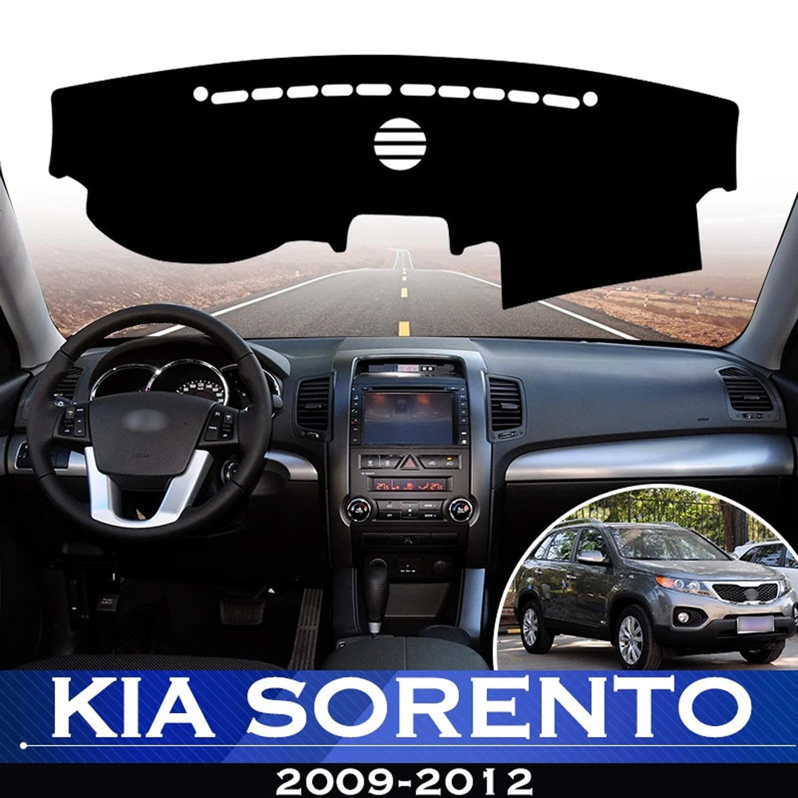 Couverture Tableau de Bord KIA Sorento 2009-2012 Contre Chaleur - 4