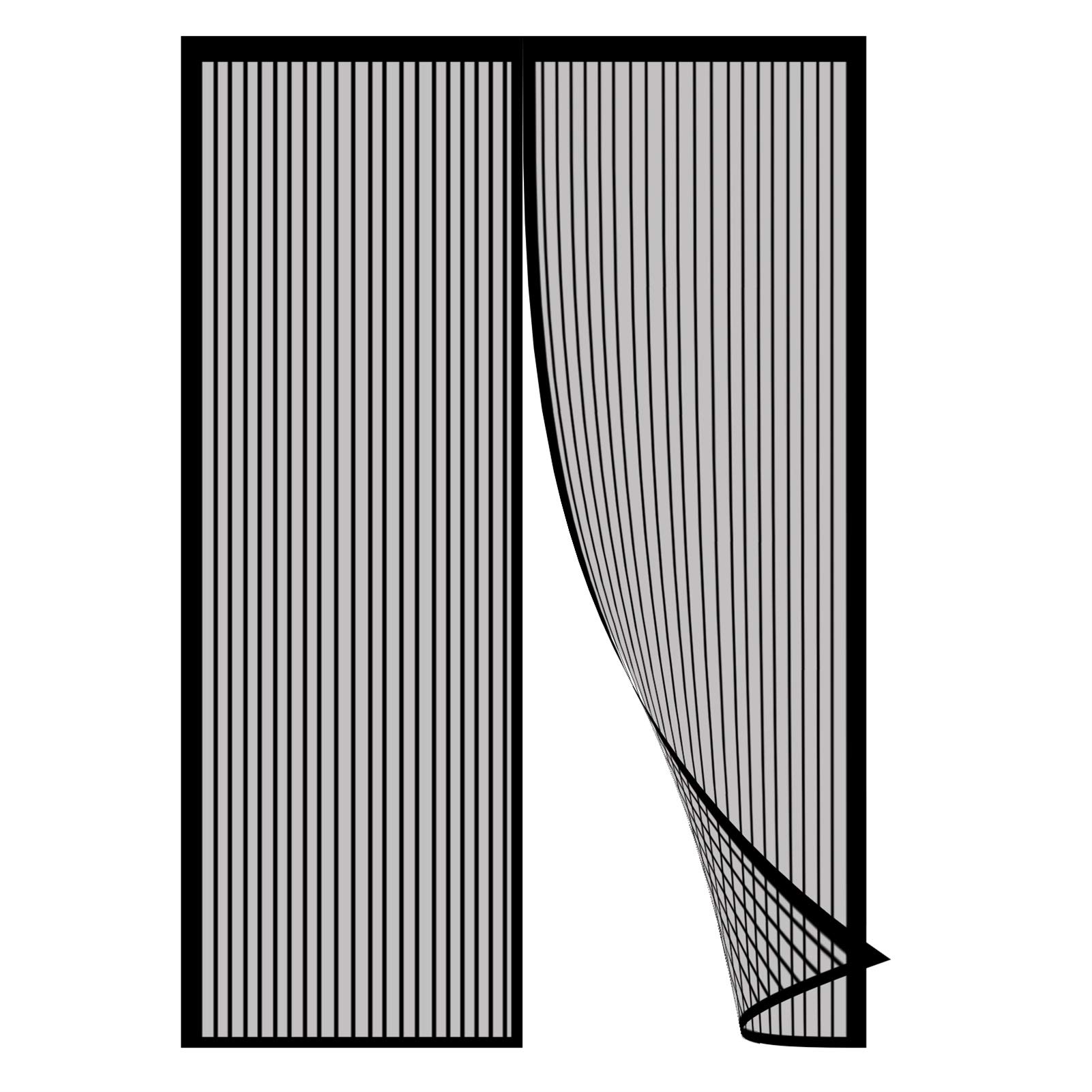 Moustiquaire de porte 200x230 cm pour aérer la chambre en été