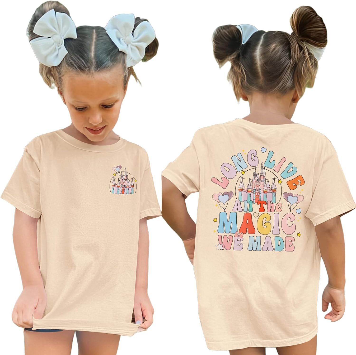 Girl Magical Shirt Magic Kingdom Shirt Long Live All The Magic We Made Tshirt Holiday Castle Family Vacation Outfit