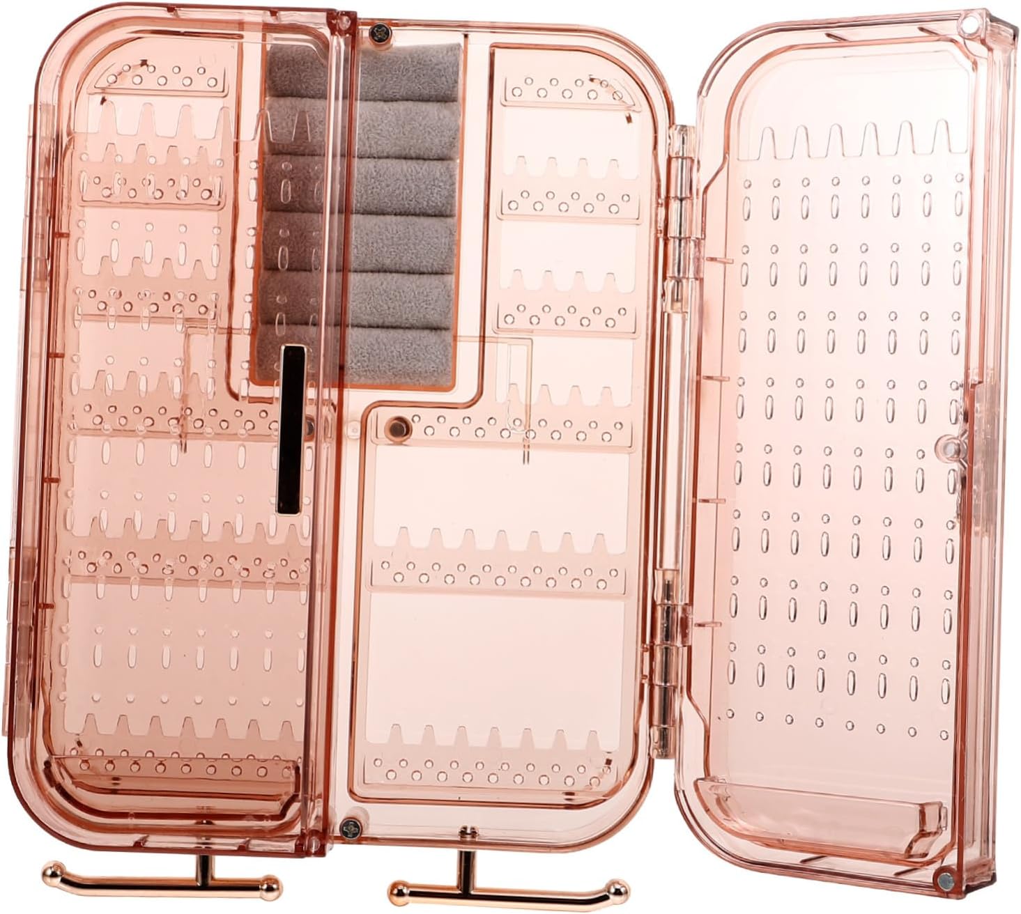 Necklace Organizer Wall Mount Jewelry Organizer Hanging Earring Display Rack Accessory