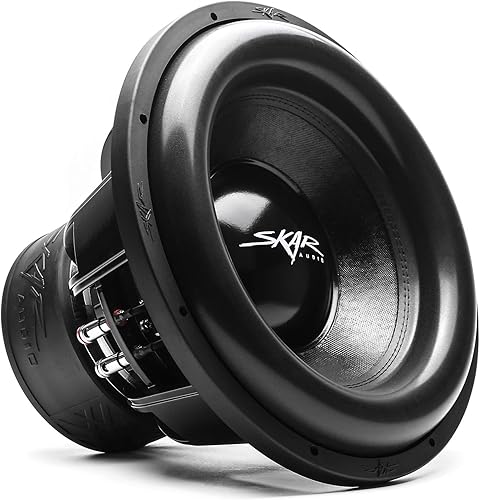 Miniatura 6 de Skar Audio ZVX-18v2 D1 - Subwoofer para automóvil SPL de 18 pulgadas, 3200 W, potencia máxima, doble 1 ohmio