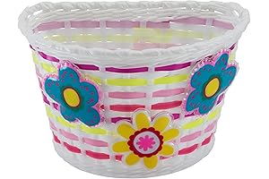 Schwinn Light-Up Flowers Frozen Bike Basket: Illuminates Bike Rides for Joyful Adventures
