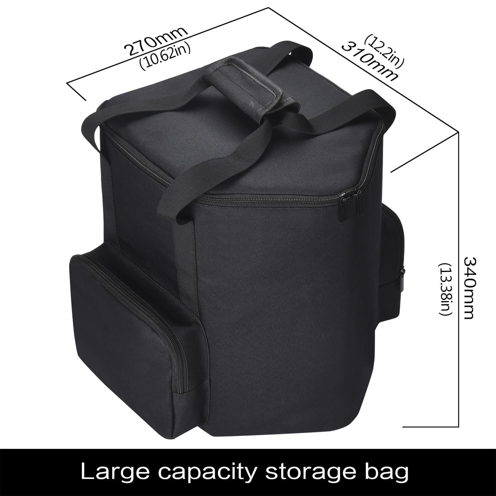 Bolsa de Transporte para Altavoz, Bolsa Protectora de Gran Capacidad, a Prueba de Golpes, Correa de Hombro Ajustable para Altavoz Bose S1 Pro
