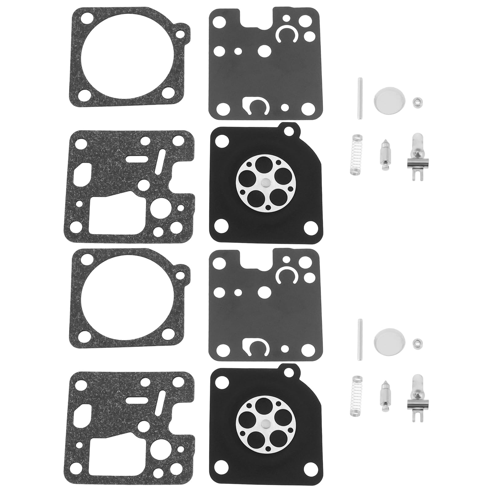 Briny River 2 Sets Carburetor Repair Rebuild Kit Compatible with Echo SRM 210 210i 225 225i Compatible with Zama RB-10