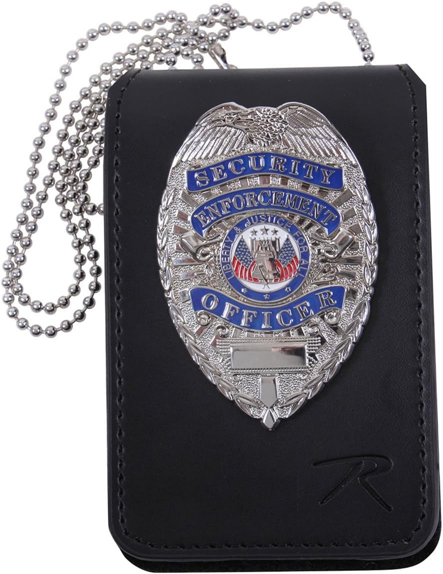 Rothco Leather Neck Universal Badge/Id Holder