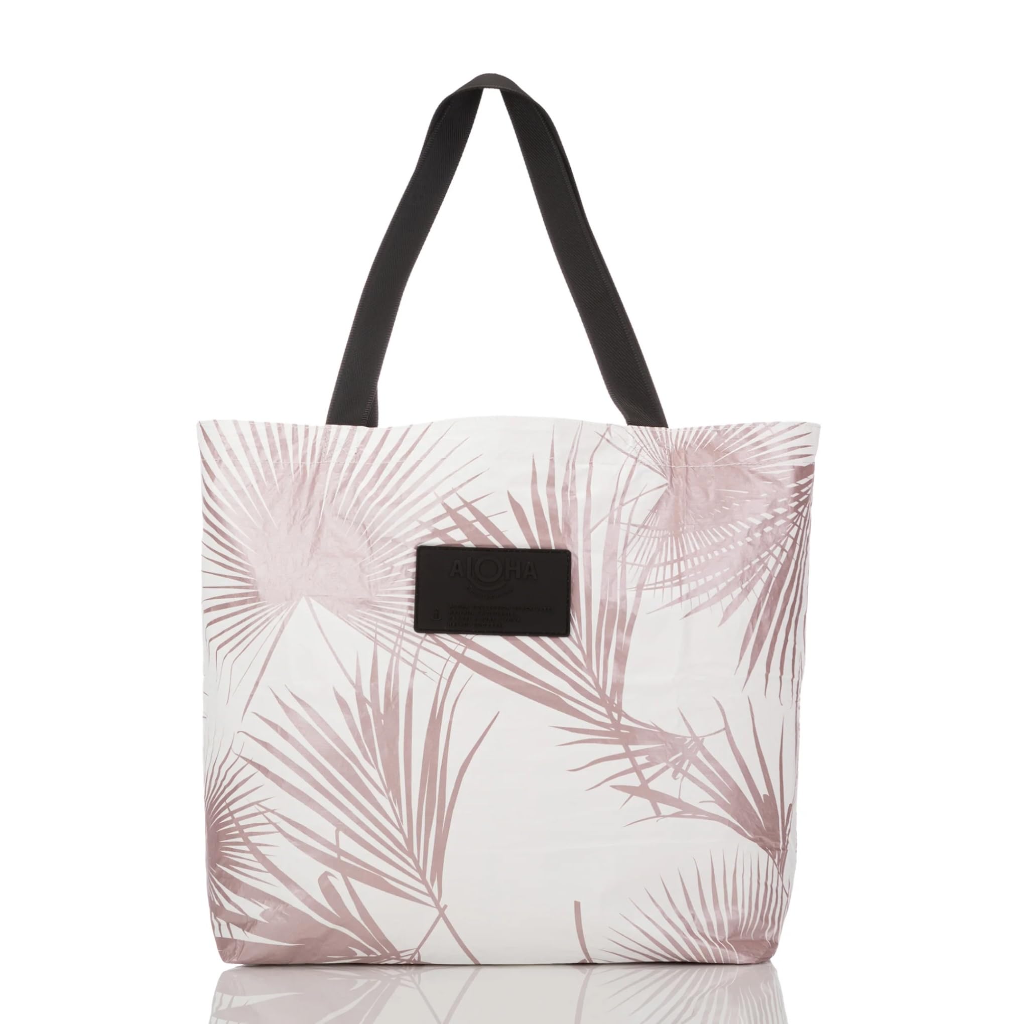 ALOHA Collection Flora Reversible Tote in Eve | Lightweight, Compact, and Splash-Proof Everyday Tote Bag | Open Top Design, Reversible, Splash-Proof