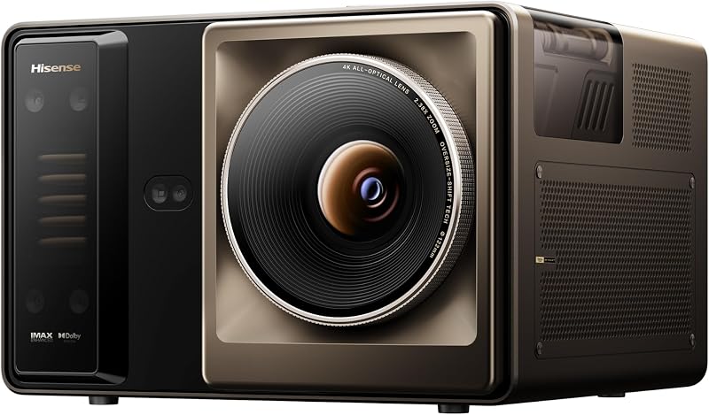 Proyector XR10 Triple Láser 4K, 6000 Lúmenes ANSI, Contraste 6000:1, Lente IRIS, Zoom Óptico 0.84-2.0:1, Cambio de Lente, 65" - 300", Dolby Vision, IMAX Enhanced, Vidaa OS, Afinado por Devialet