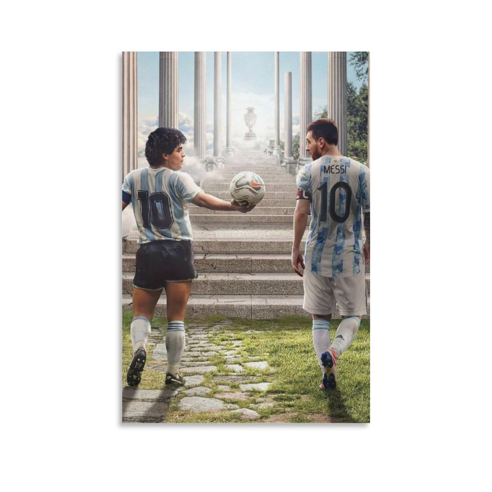 Amazon.co.jp: アートパネルポスターディエゴマラドーナプロサッカー