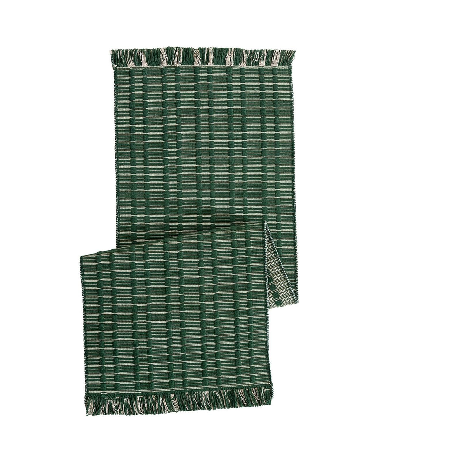 Vintage Plaid Table Runner,Farmhouse-style Fabric Table Runner,Suitable for Dining Tables, Sideboards, Coffee Tables, and Home Tabletop Decor(Green,L220cm/86.6in)