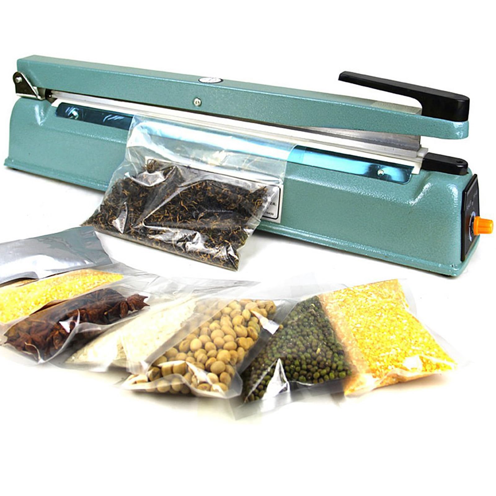 Scelleuse thermique à impulsion, thermoscelleuse manuelle pour sacs en polyéthylène, thermoscelleuse, voyant LED, scelleuse compacte pour sacs de restauration rapide, contrôle précis du temps et de la