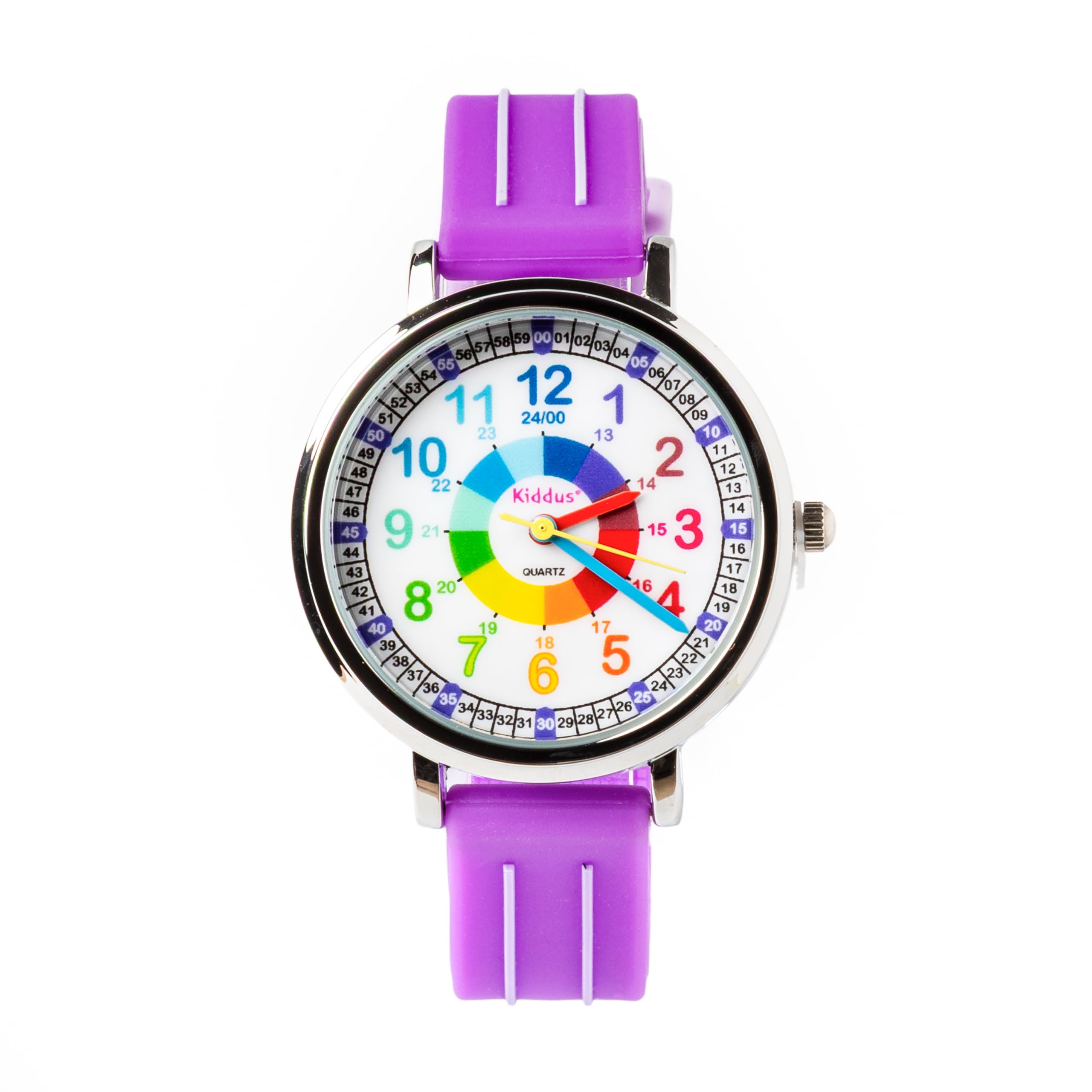 Kiddus Orologio Educativo per Bambini, Orologio da polso Analogico per Bambino e Bambina a partire da 5 Anni, 3ATM e 5ATM, Primo Orologio per l'Infanzia con Ore e Minuti, Regalo Bimbo Apprendimento