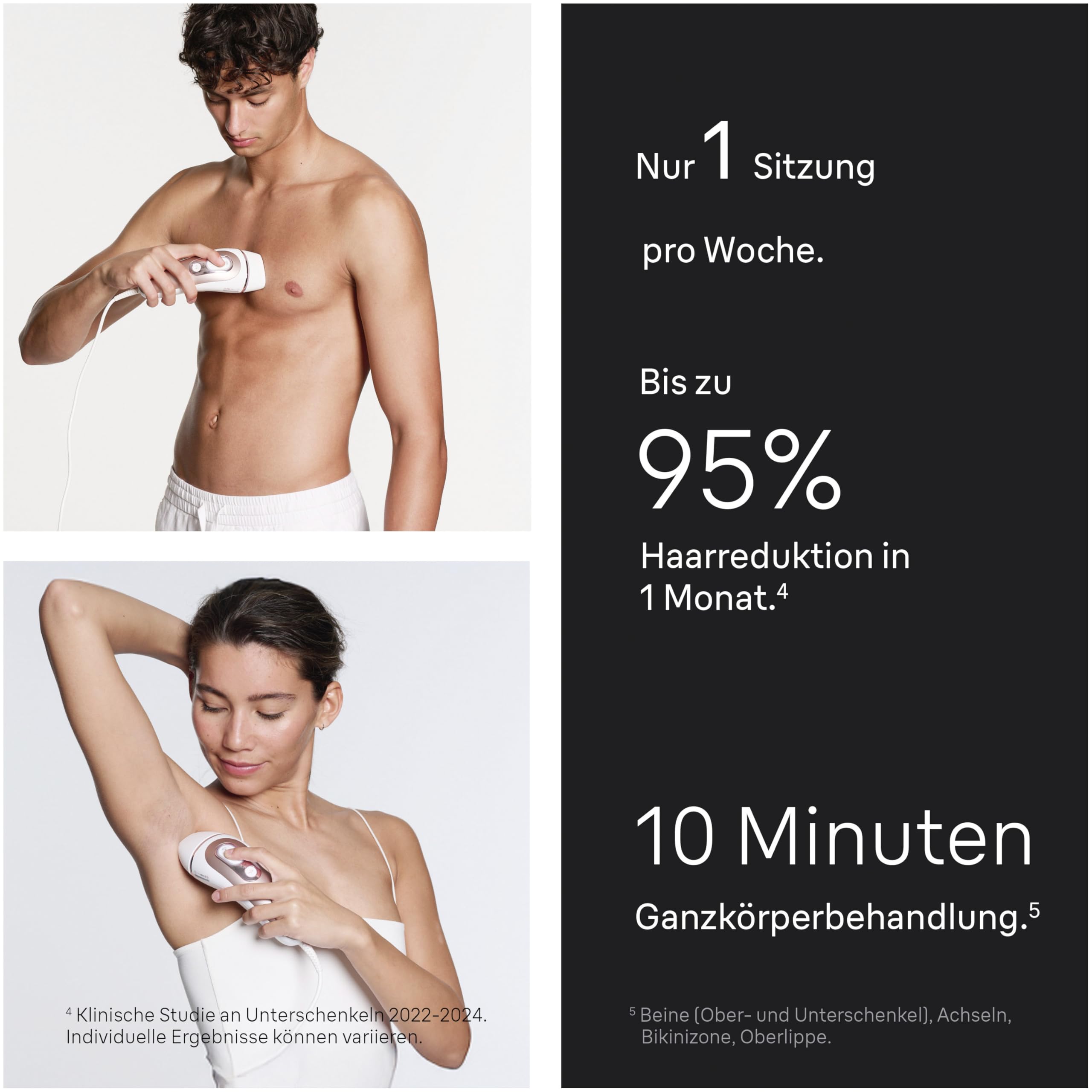 Braun Smart IPL Geräte Haarentfernung Skin i·expert 7, PL7147, Weiß/Rosegold - Alternative Laser Haarentfernung für Zuhause, Dauerhafte Haarentfernung, Inkl. Etui, Venus Rasierer Und 2 Aufsätze