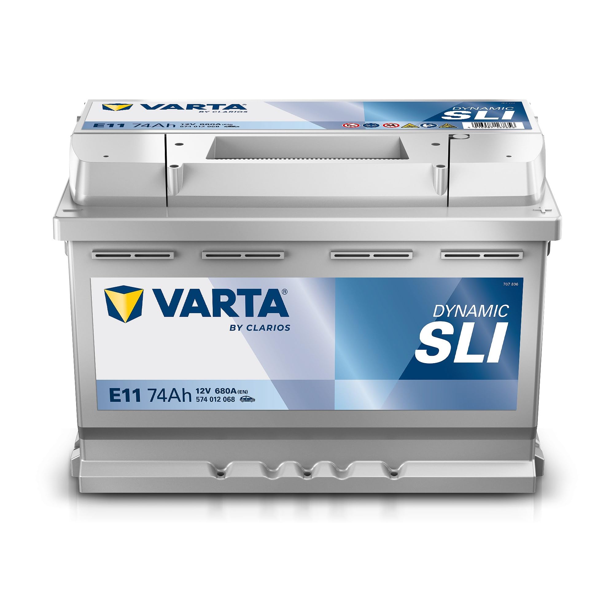 VARTA Batería 74, Ah 680, A/EN 574012068K262 L 278mm B 175mm H 190mm Compatible con PEUGEOT 208 I Hatchback CA, CC, OPEL Corsa D Hatchback S07, SKODA Octavia III Combi 5E5, AUDI A4 B8 Avant 8K5, VW