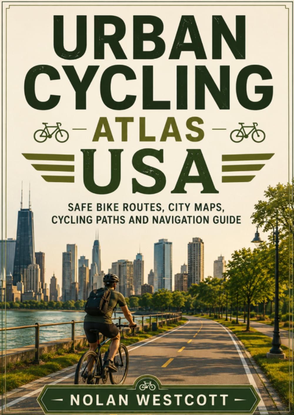 Urban Cycling Atlas USA: Safe Bike Routes, City Maps, Cycling Paths and Navigation Guide