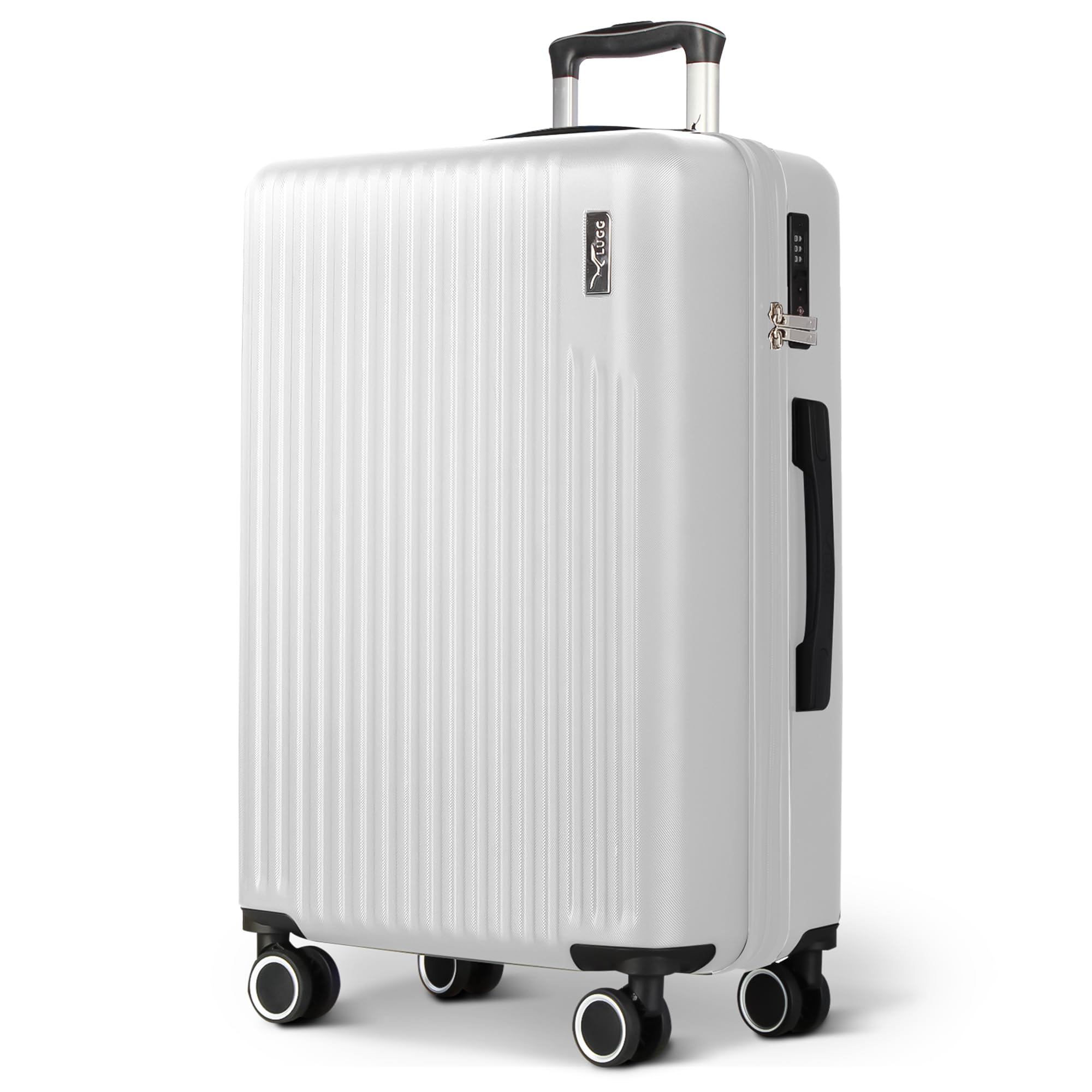 LUGG 20inch Vacay Suitcase ABS Luggage with TSA Indent Lock, Aluminium Trolley Handle, 360° Spinner Wheels, Water-Resistant & Durable Material - Airline Compatible (55 x 23 x 35cm) — view 33