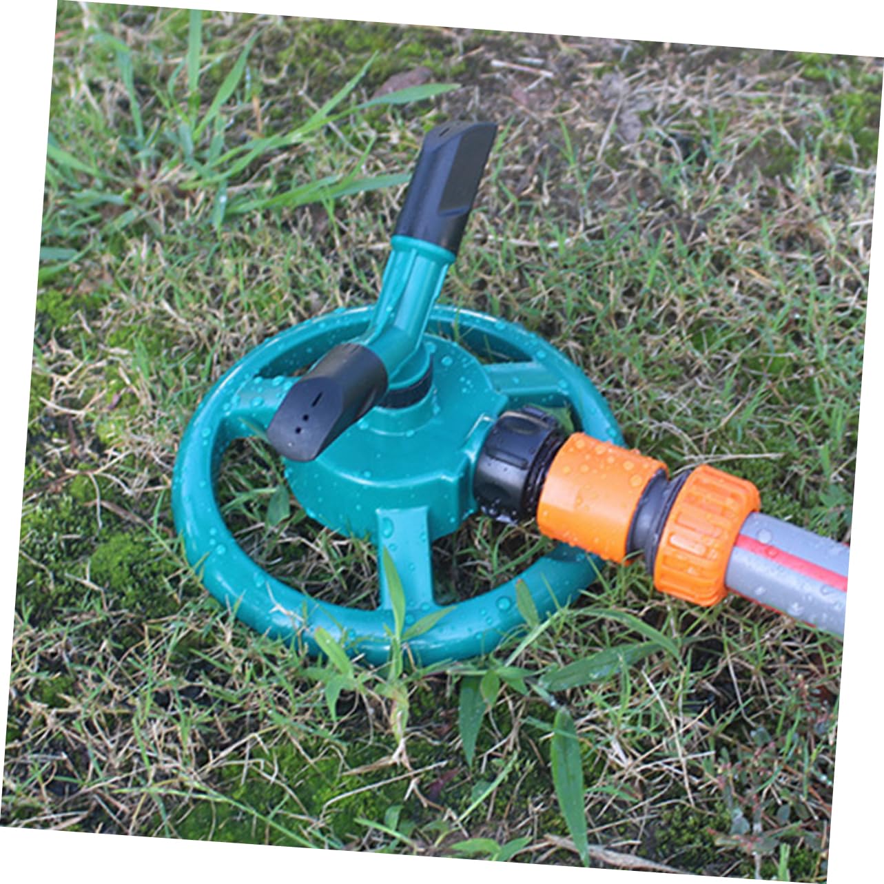 BESTonZON 4 Pièces Arroseur Automatique Rotatif pour Jardin Irrigation de Gazon Asperseur Économique pour Arrosage Uniforme Plantes Entretien de Pelouse
