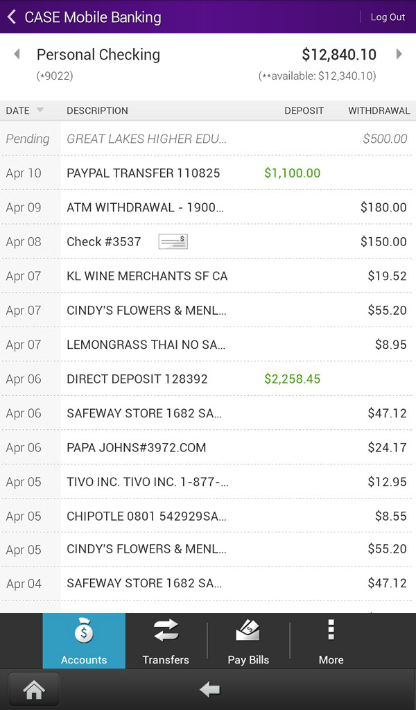 CASE Credit Union Mobile (Kindle Tablet Edition) - App on Amazon Appstore