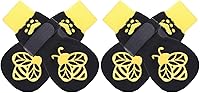 Vista 37 de EXPAWLORER - Calcetines antideslizantes para perros, evitan que se laman las patas, para pavimento caliente, pisos de madera, botines para perros