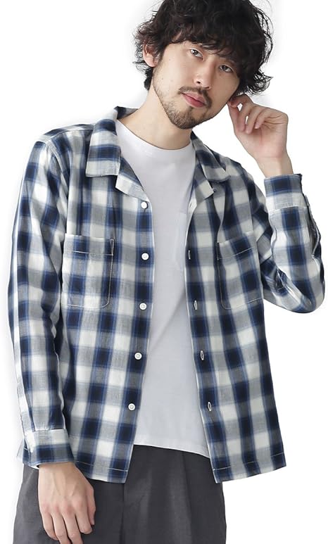 Amazon Co Jp ナノ ユニバース Nano Universe オンブレーチェック開襟シャツ l s S ブルー Nano Universe ファッション Amazon Co Jp ナノ ユニバース Nano Universe オンブレーチェック開襟シャツ l s S ブルー Nano Universe ファッション