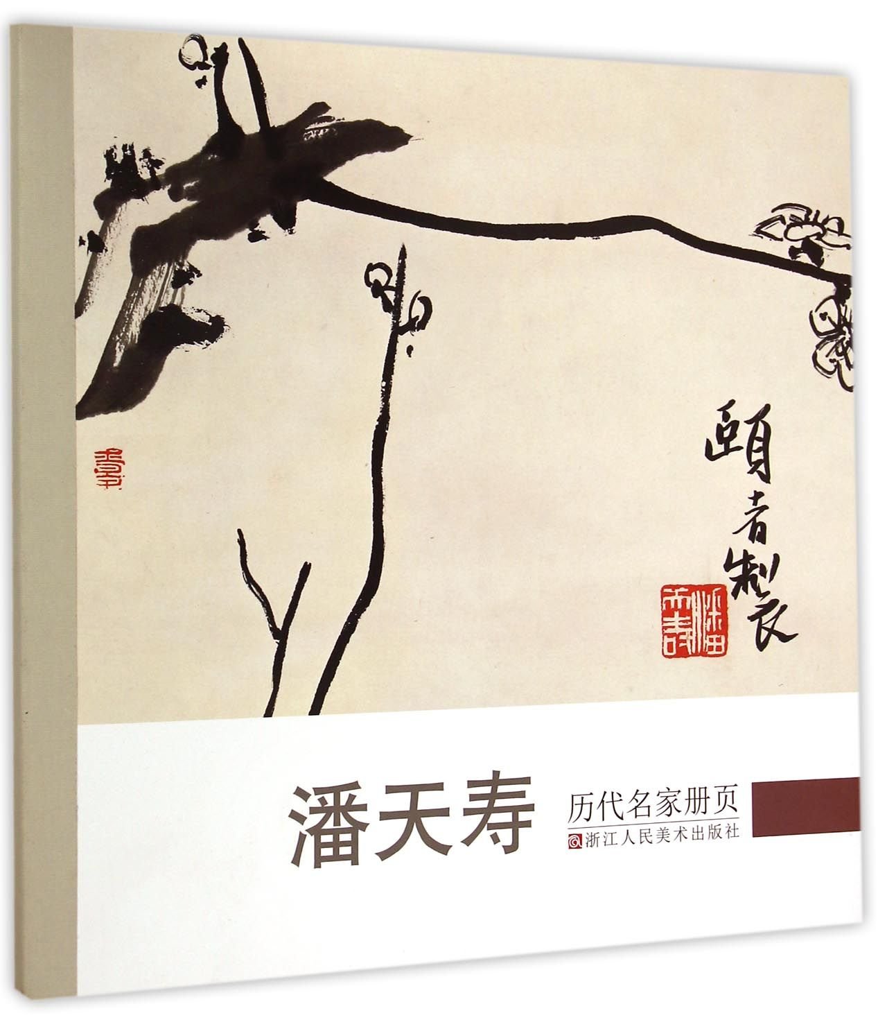 潘天寿历代名家册页潘天寿花鸟画集作品全集中国名画家国画山水画书画