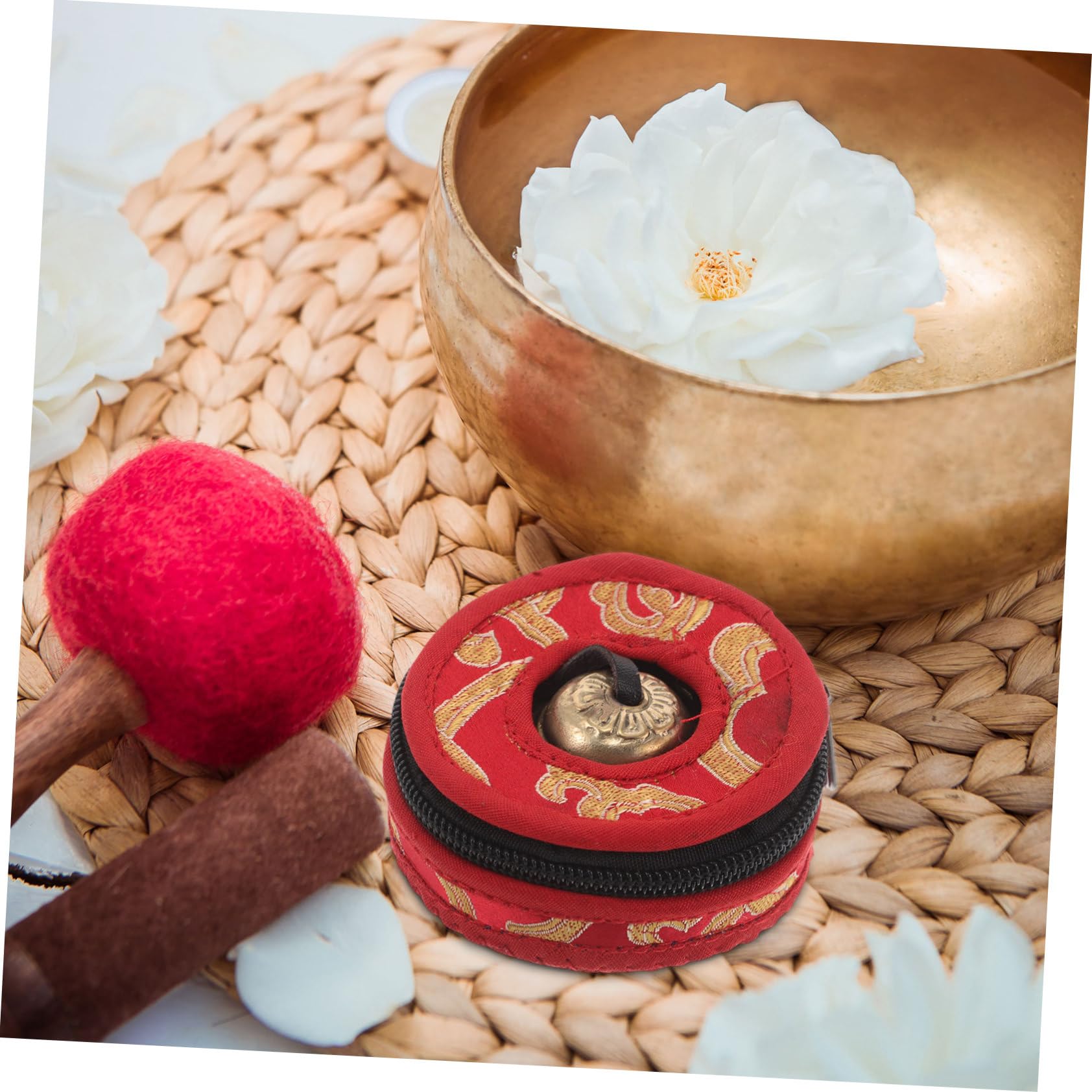 Tingsha Becken 1 Paar Tibetische Zimbeln für Yoga Percussion